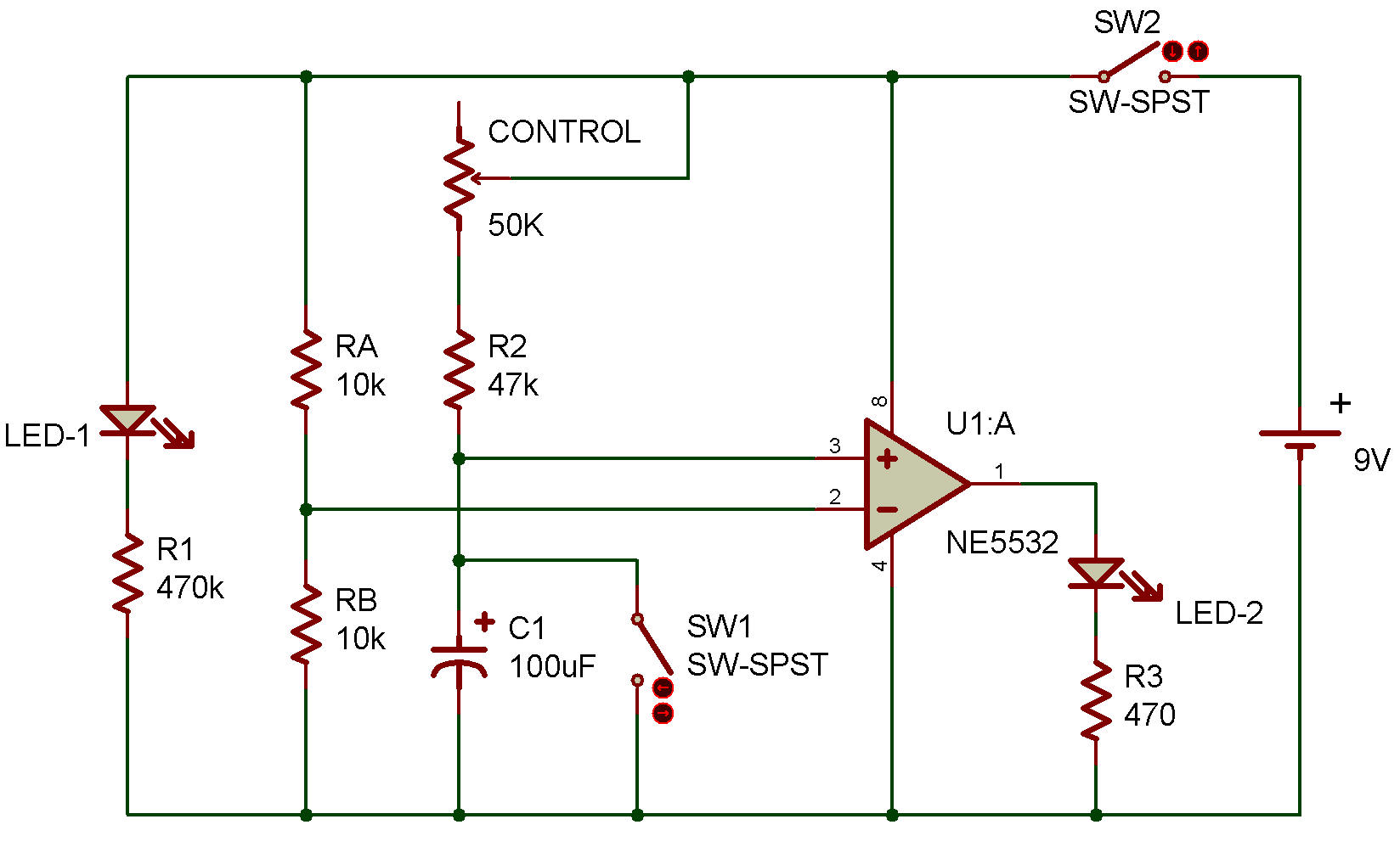 time delay circuit diagram