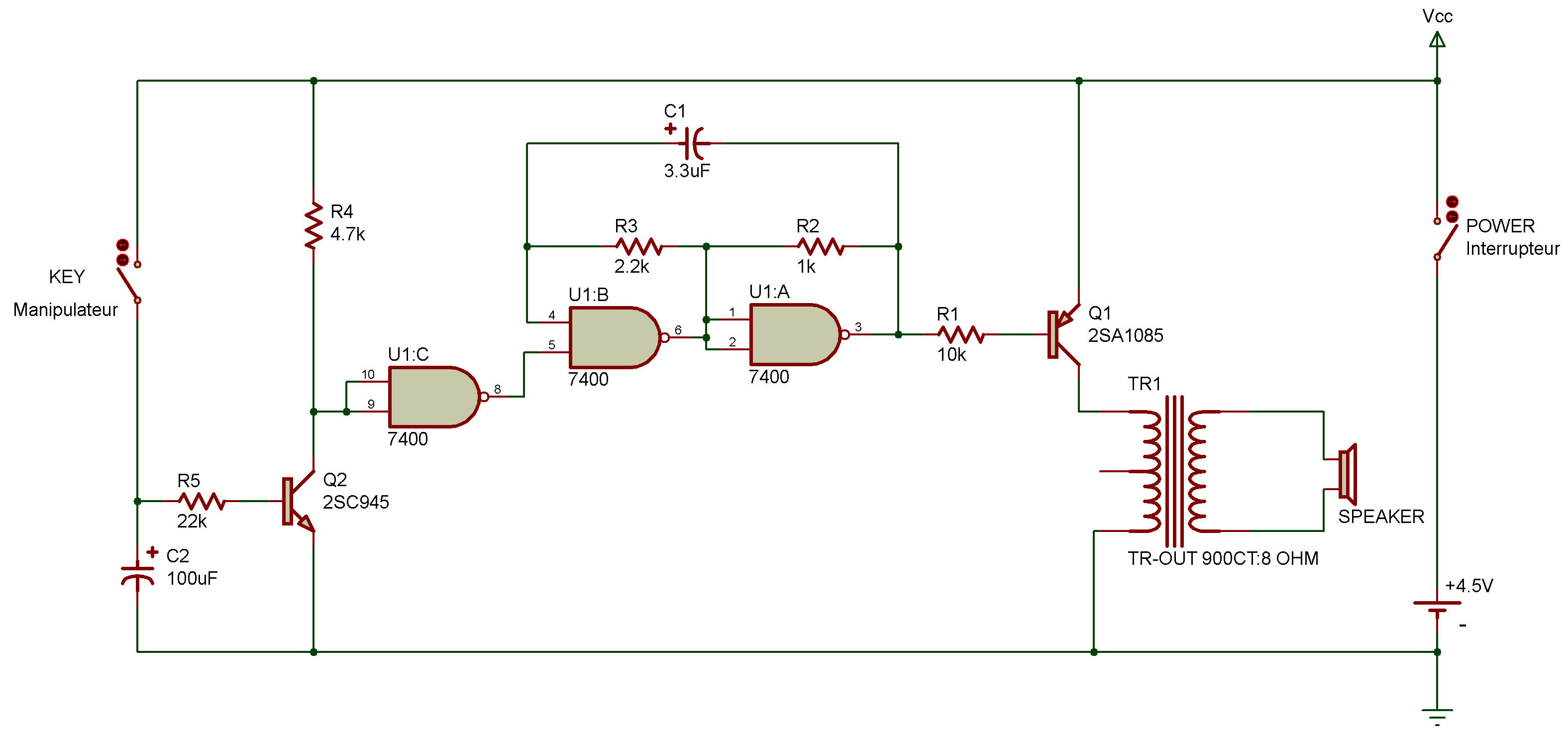 ttl transistor diagram and gate