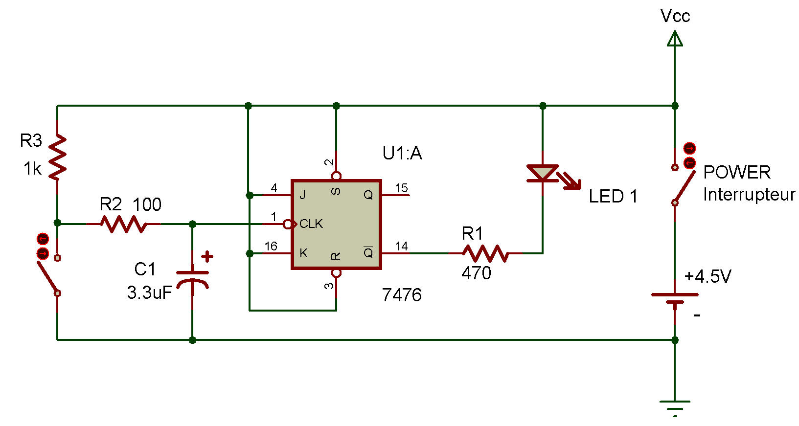 toggle flip flop timing diagram