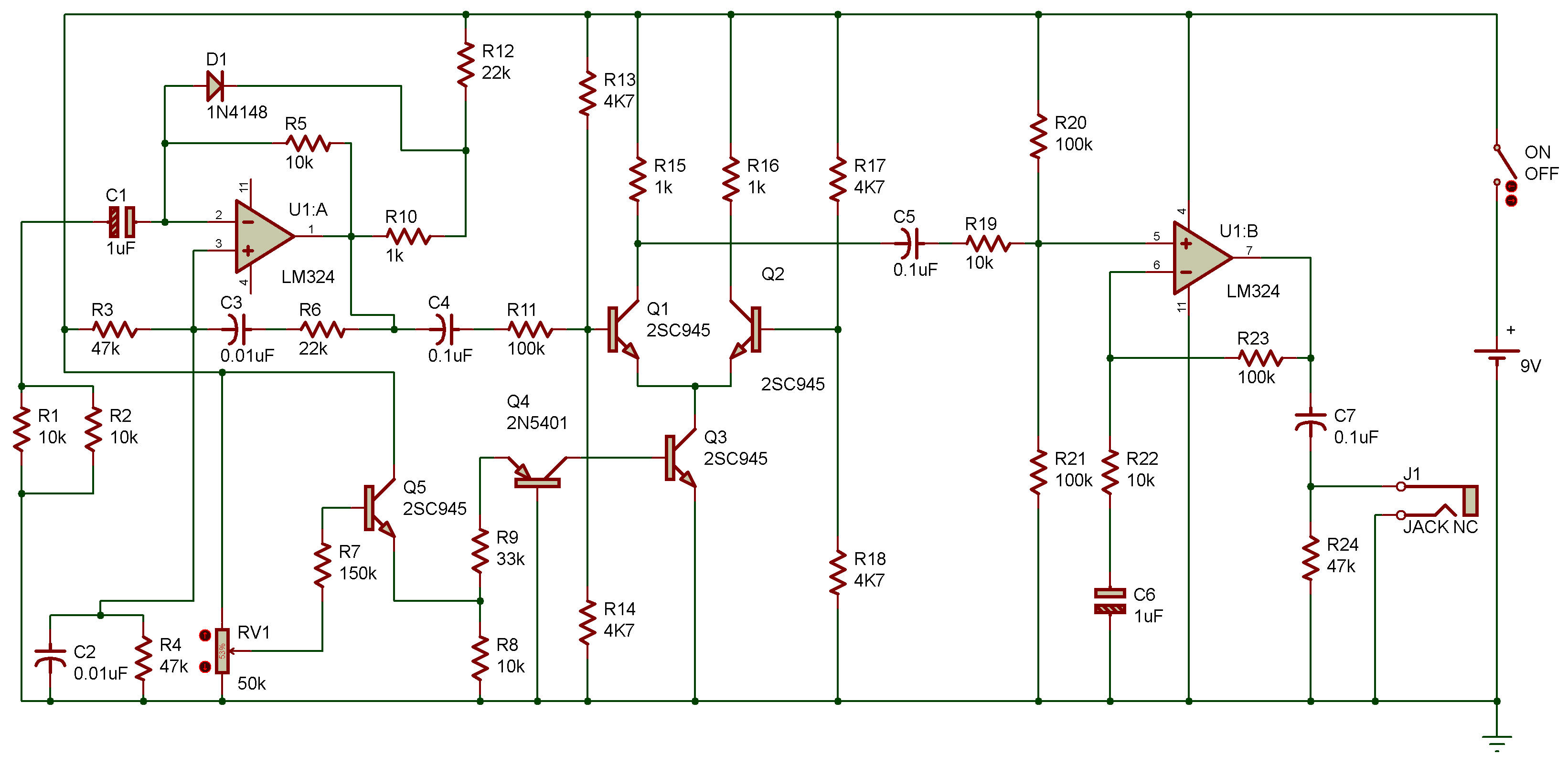 Voltage controlled amplifier