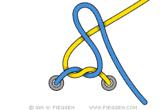 Two Stage Shoelace Knot diagram 2