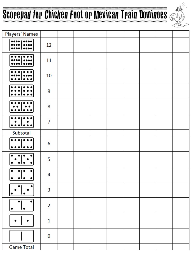 Chicken Foot Dominos Game