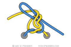 Two Loop Knot diagram 4